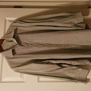 F.A. MacCluer green/white stripe shirt